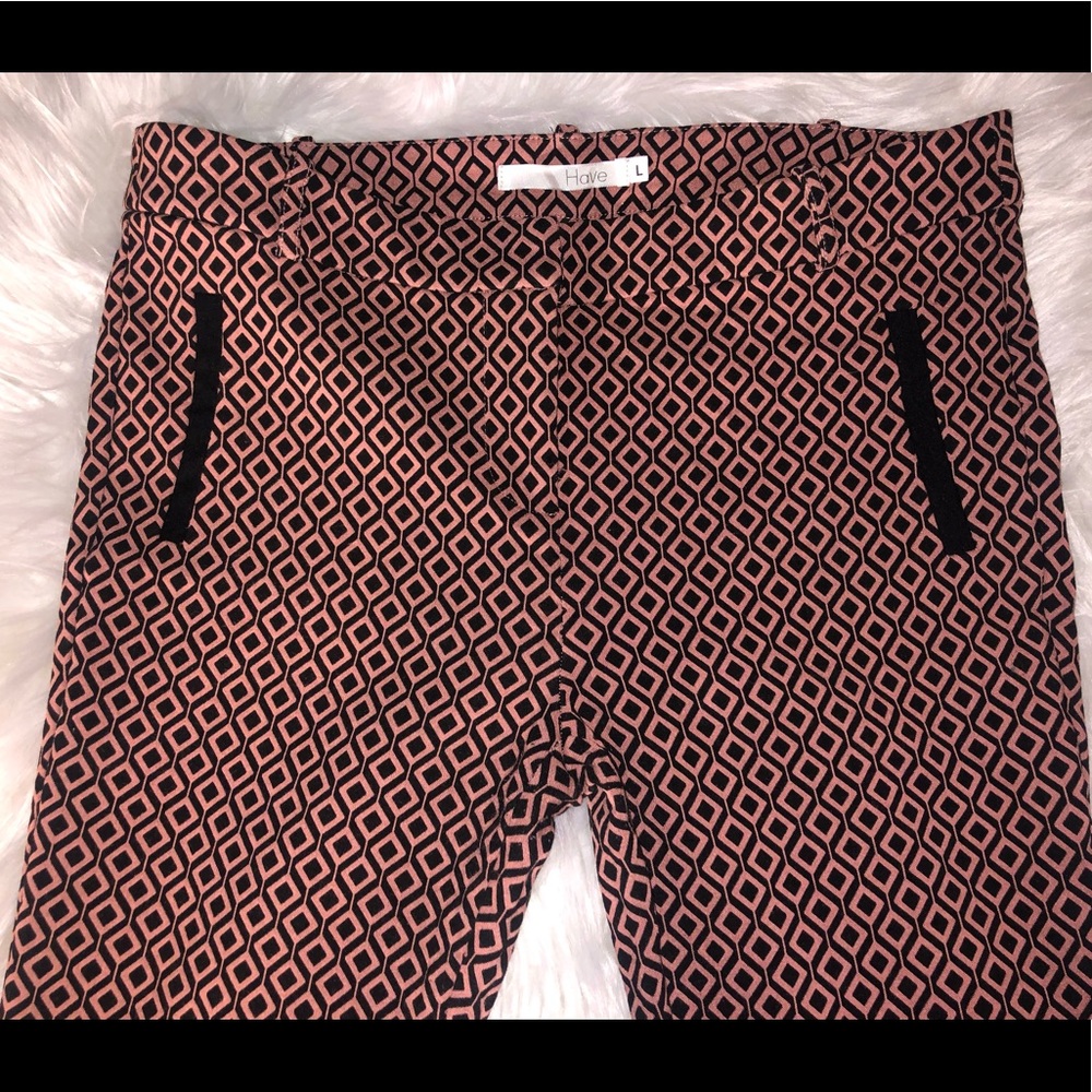 Pink & Black Business casual pants